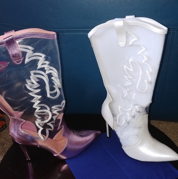 cape robbin silver boots